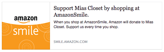 Amazon Smile Mia's Closet